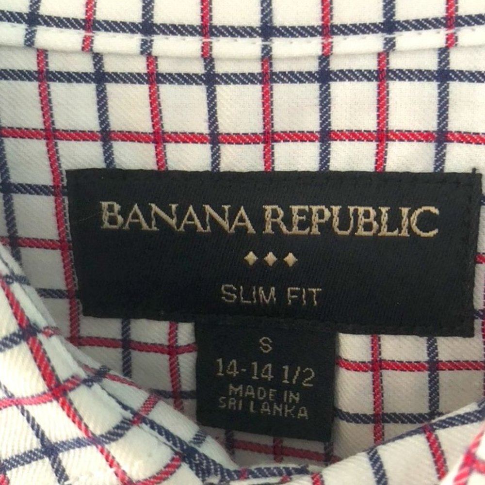 BANANA REPUBLIC COTTON BUTTON UP SHIRT